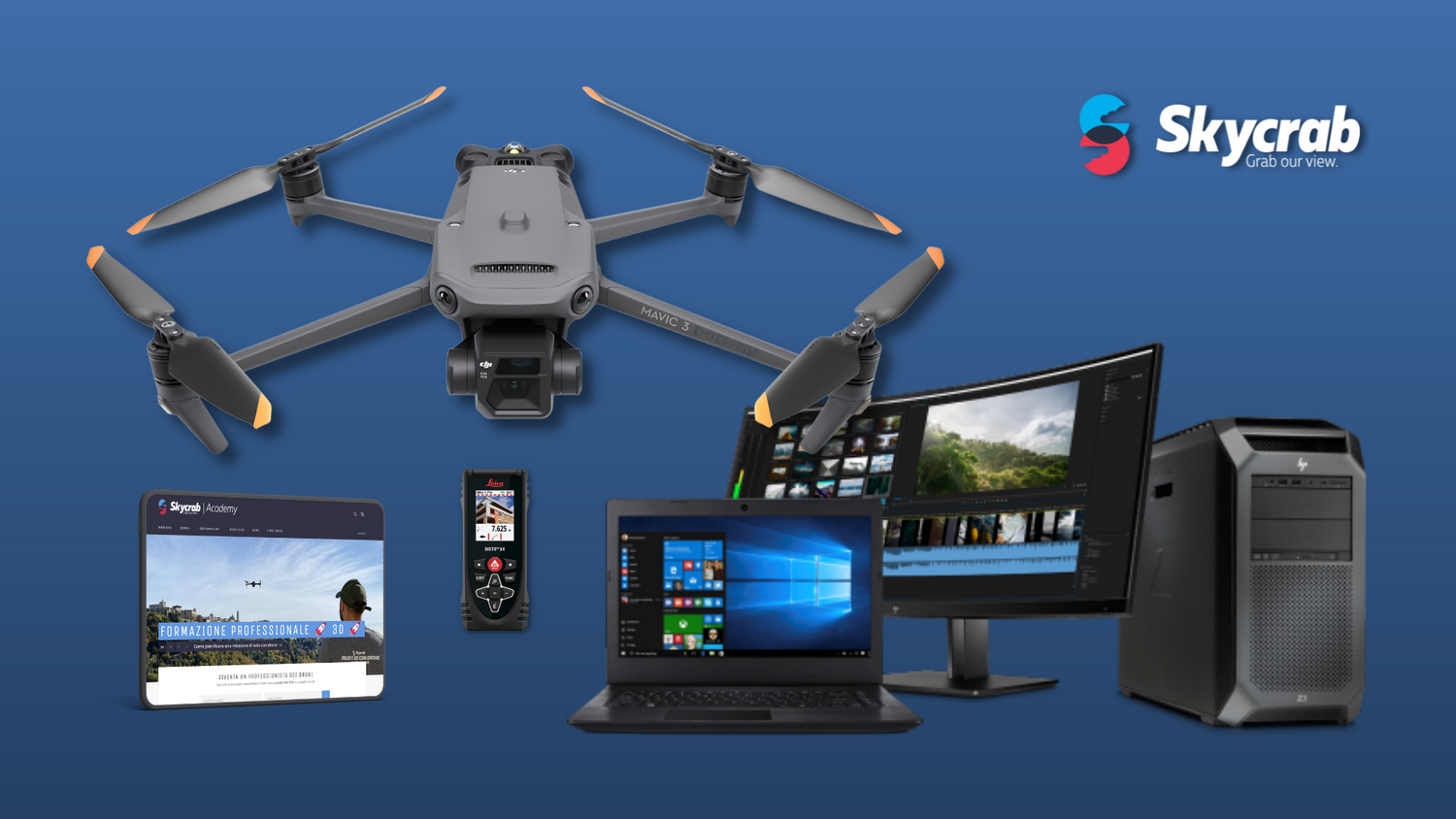 Mavic 3E Professional Pack - La soluzione completa per rilievi 3D professionali