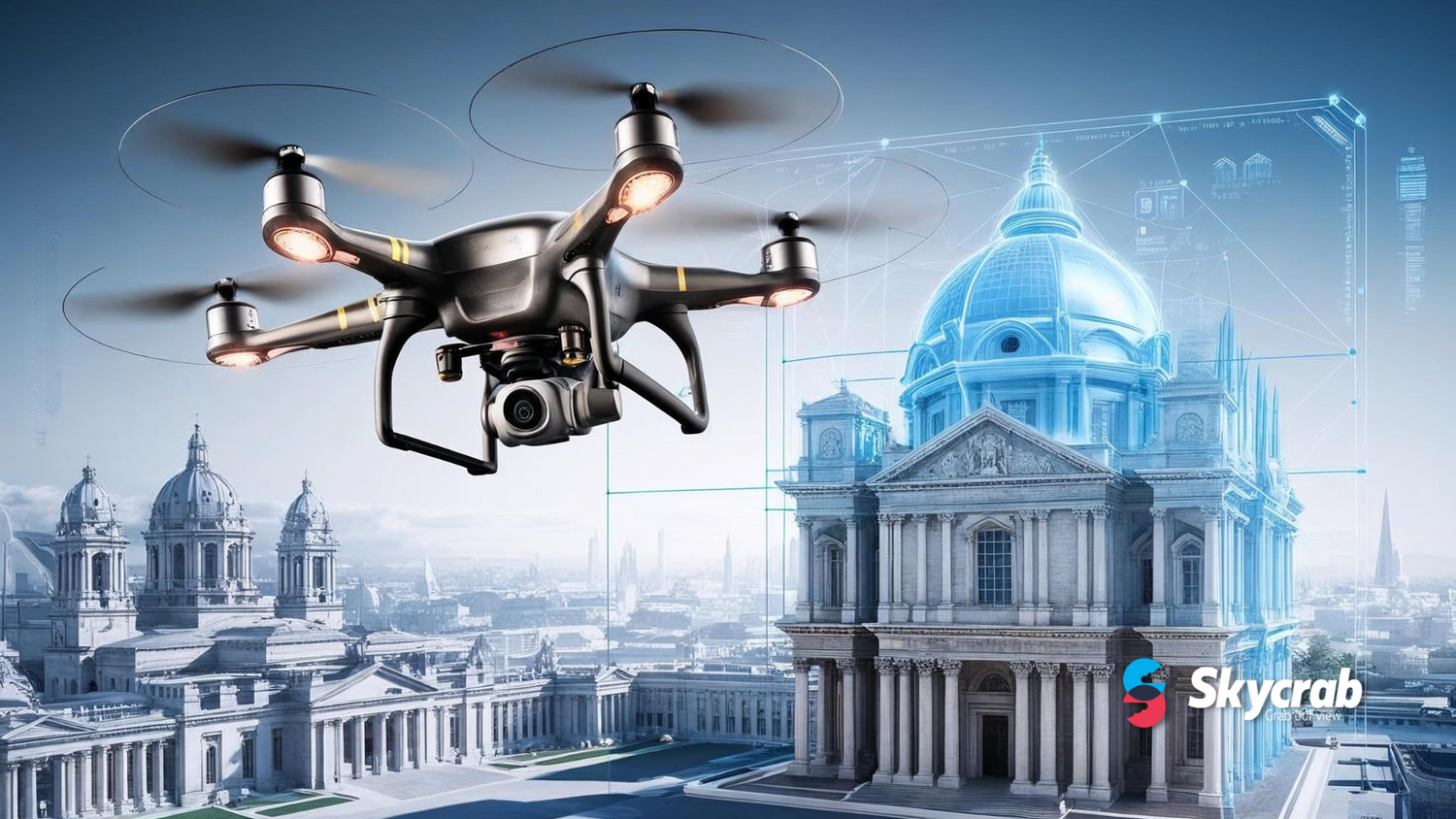 Droni e gemelli digitali: il futuro del monitoraggio urbano e industriale