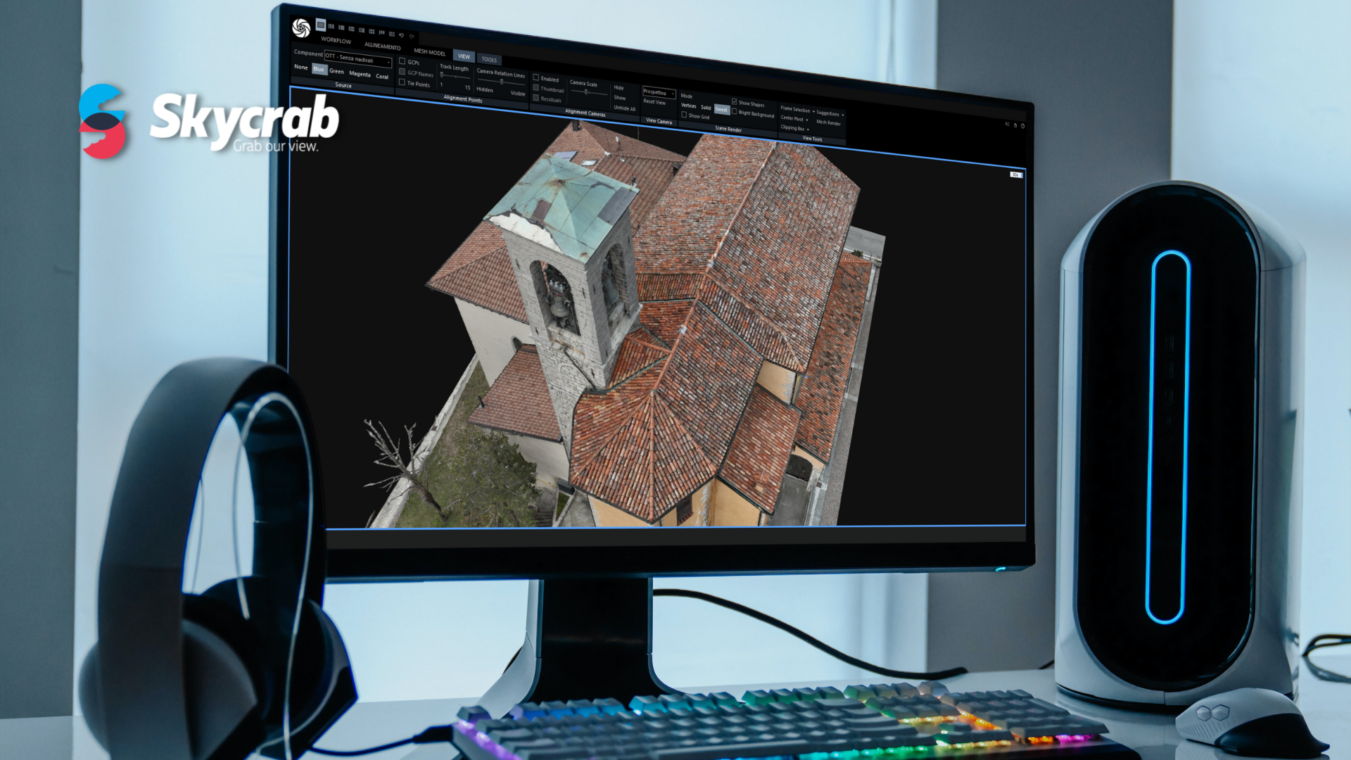 Elaborazione di immagini e modelli 3D con droni: come scegliere il PC più adatto