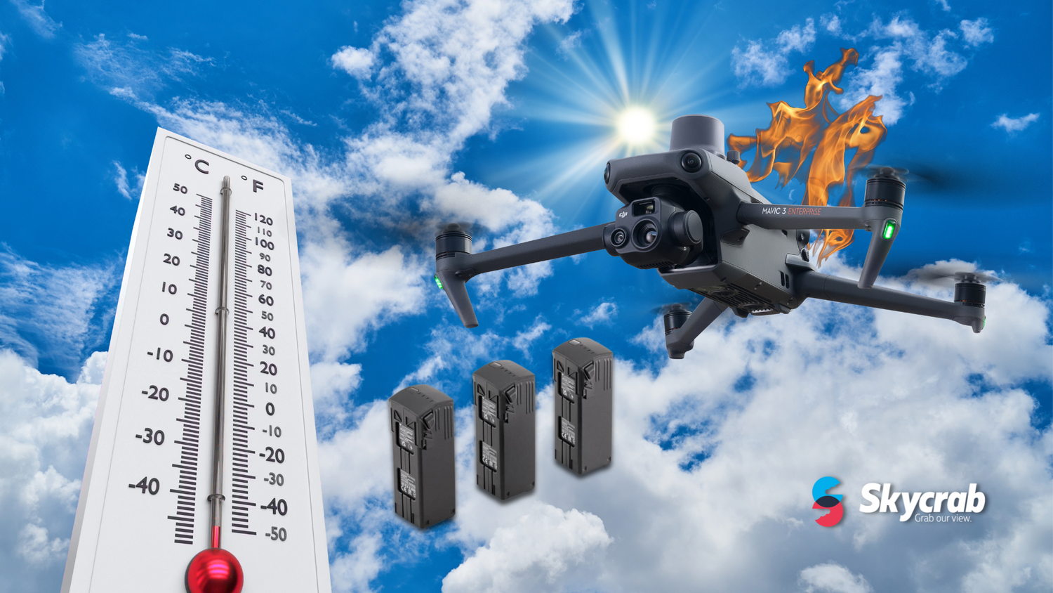 Estate e droni: come prevenire il surriscaldamento di drone e batterie