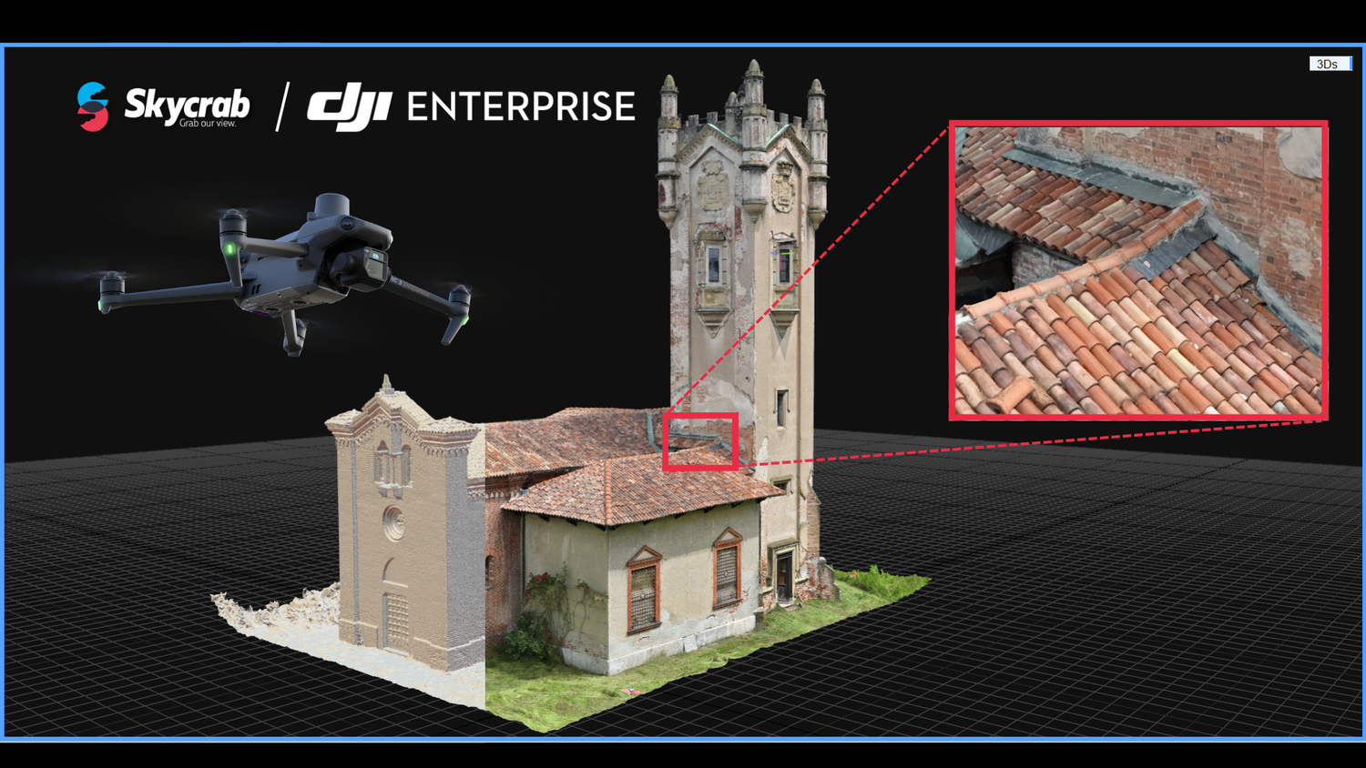 Rilievo 3D integrato della Chiesa di Santa Maria delle Selve a Monza