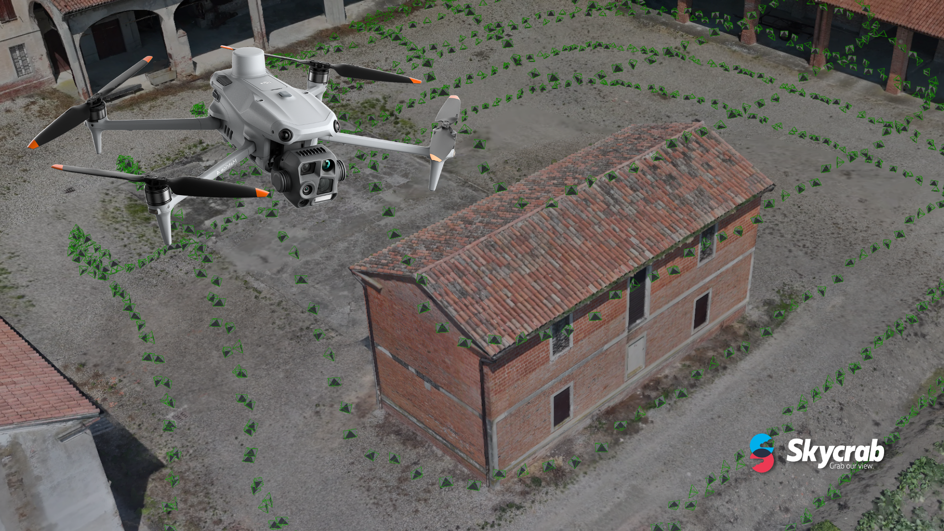 Smart 3D Capture e DJI Terra: il workflow di modellazione tridimensionale con DJI Matrice 4E