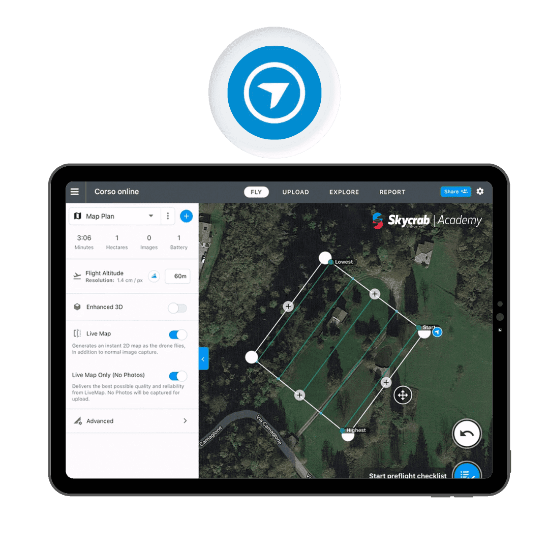 DRONE DEPLOY | Pianificazione di volo automatica con drone