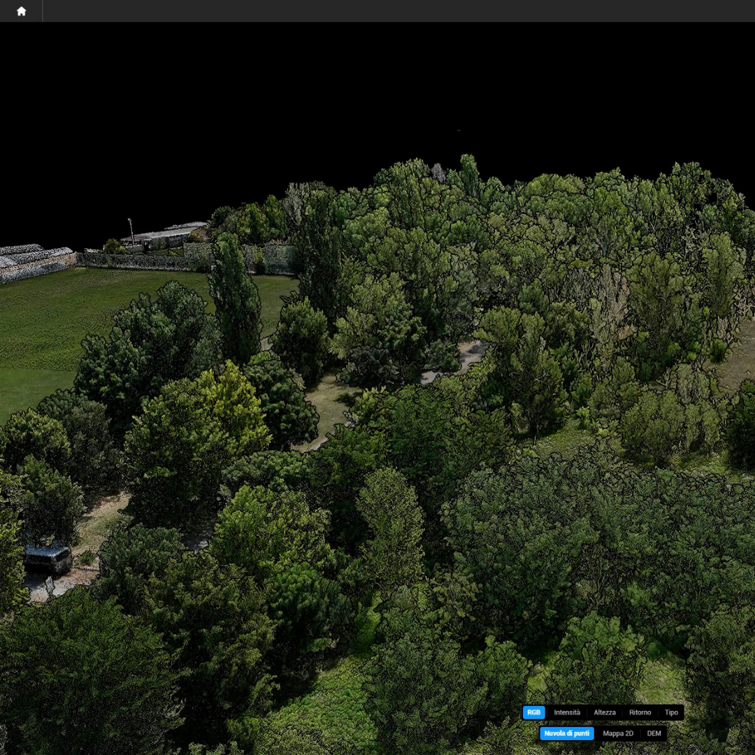 Elaborazione Lidar con DJI Terra
