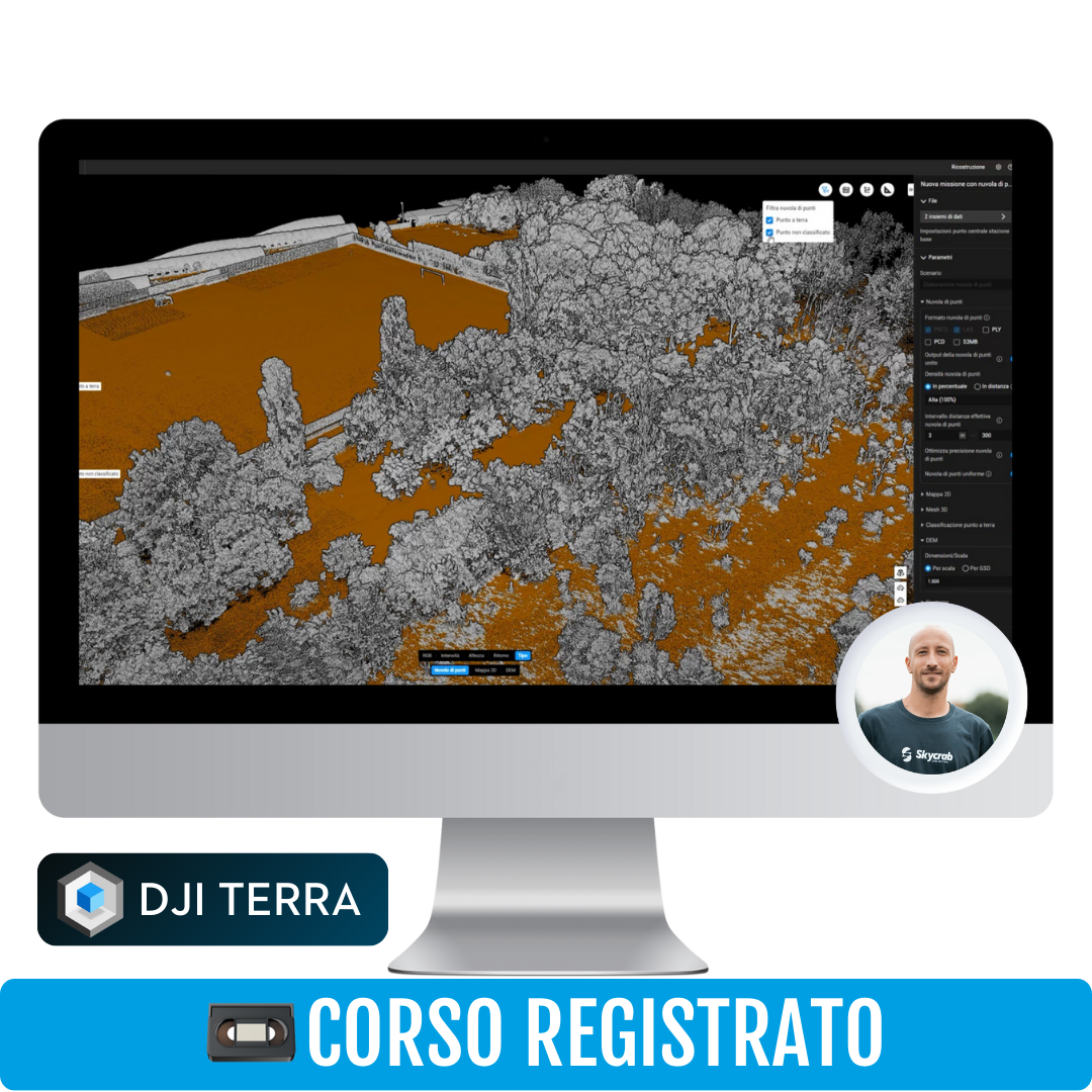 Elaborazione Lidar con DJI Terra