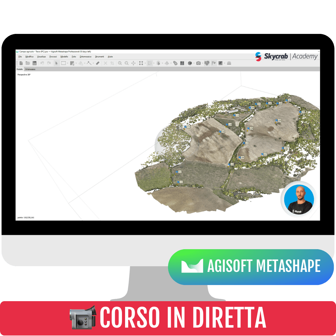 Elaborazione COMPLETA di un terreno con Metashape