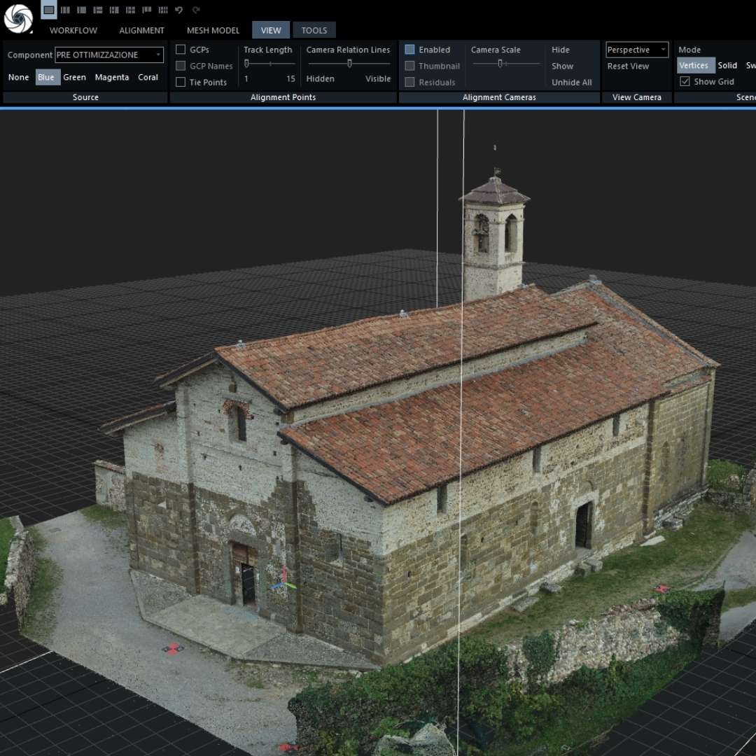 Elaborazione Drone + Laser - Reality Capture