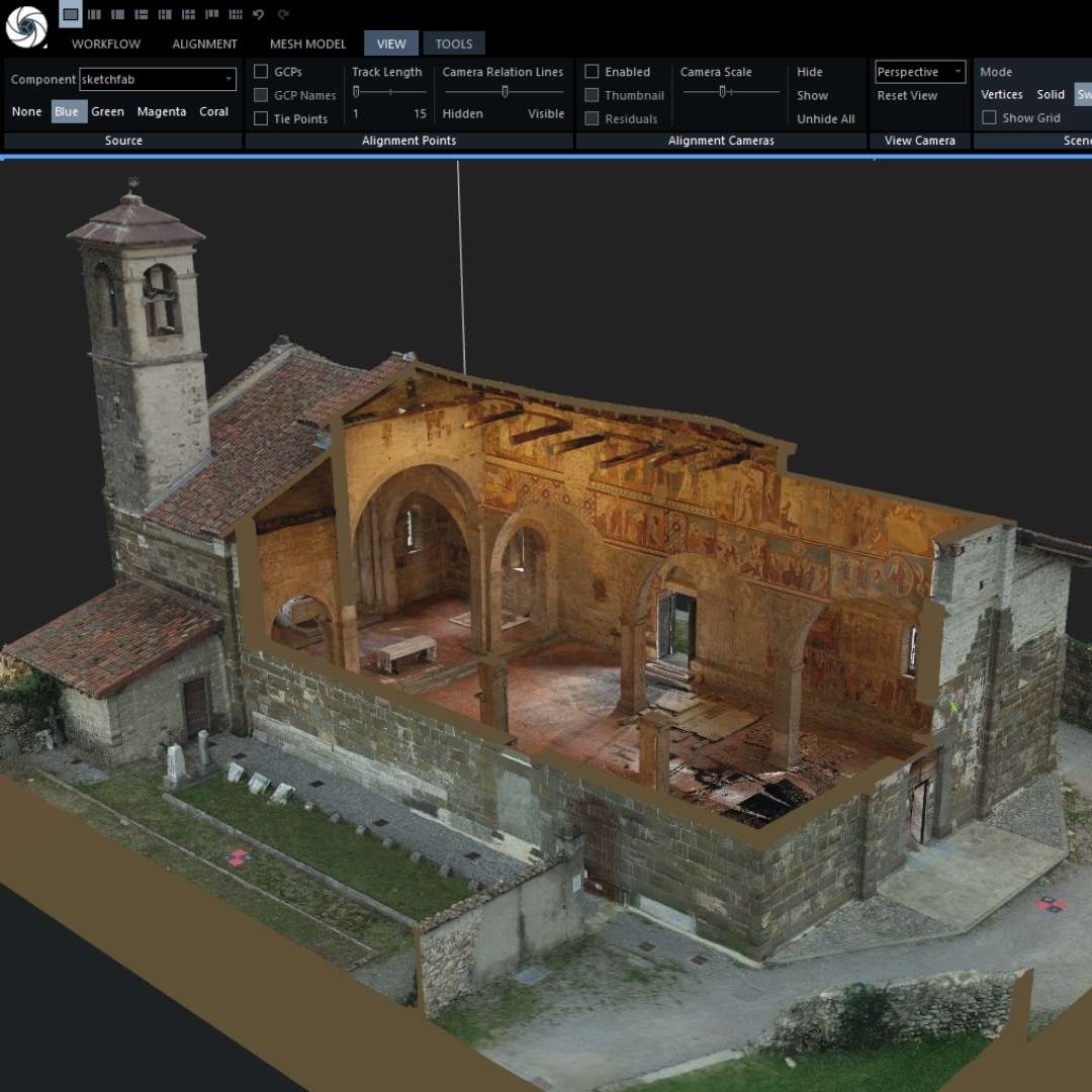Elaborazione Drone + Laser - RealityScan