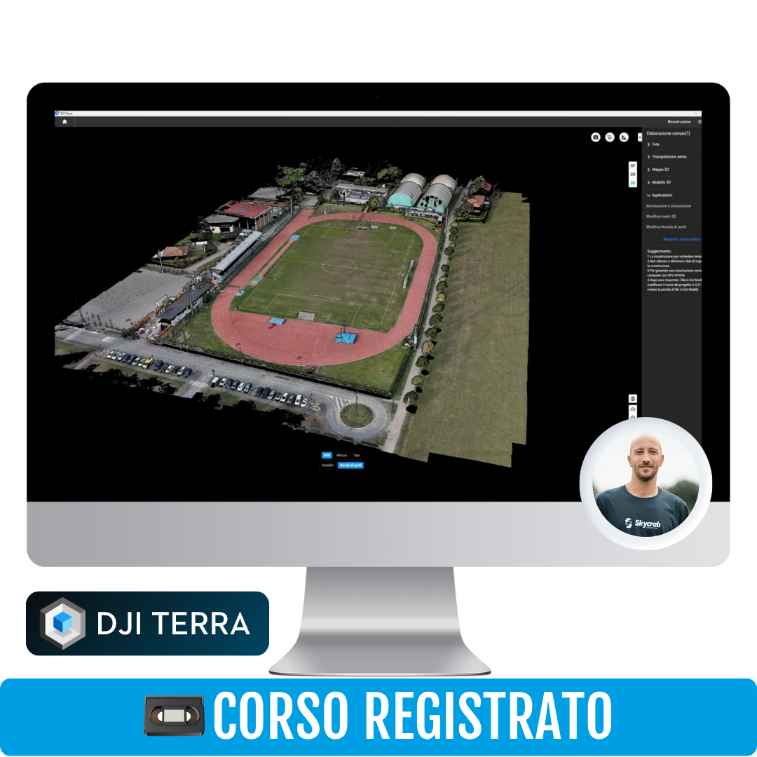 Elaborazione fotogrammetrica con DJI Terra