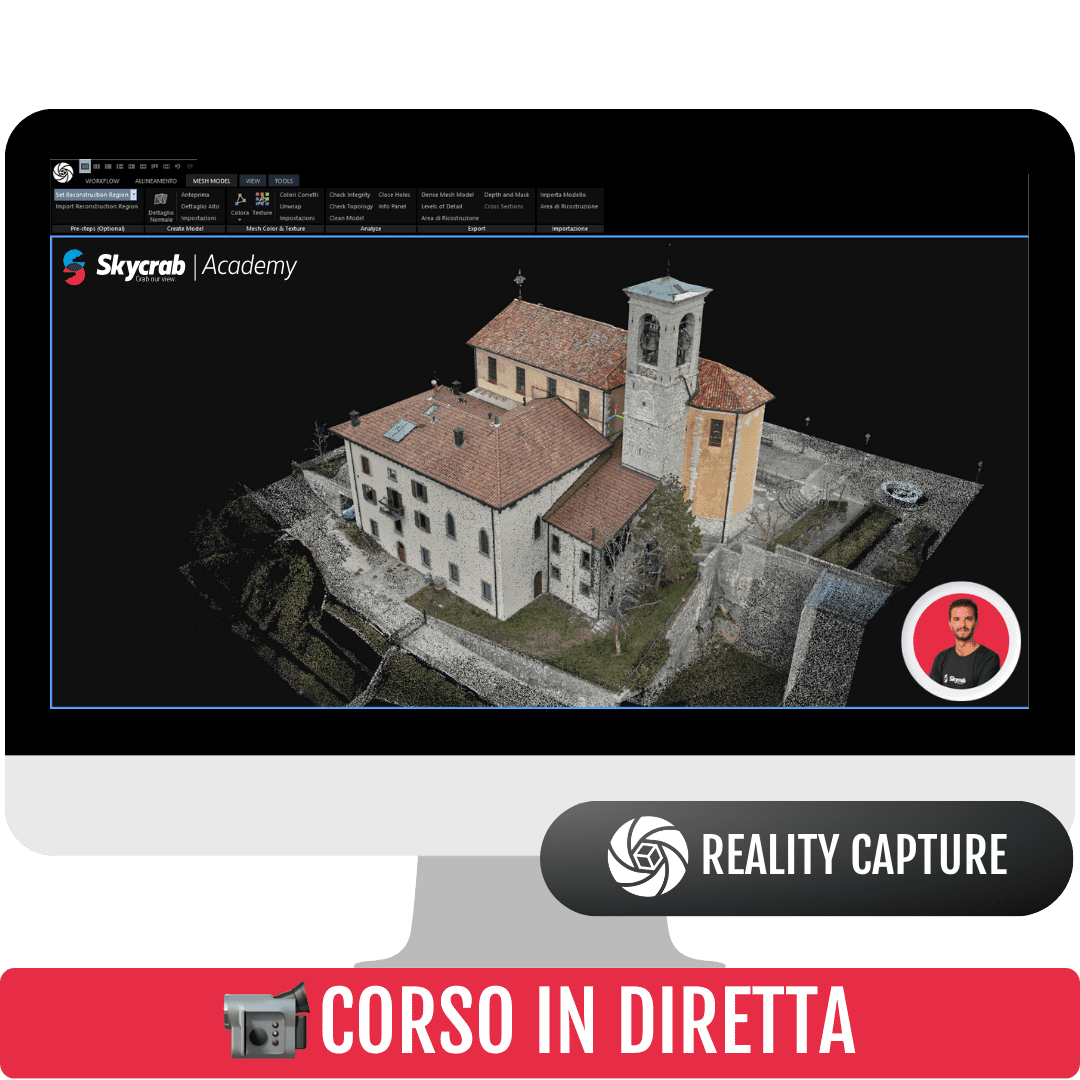 Elaborazione strutture verticali - Reality Capture