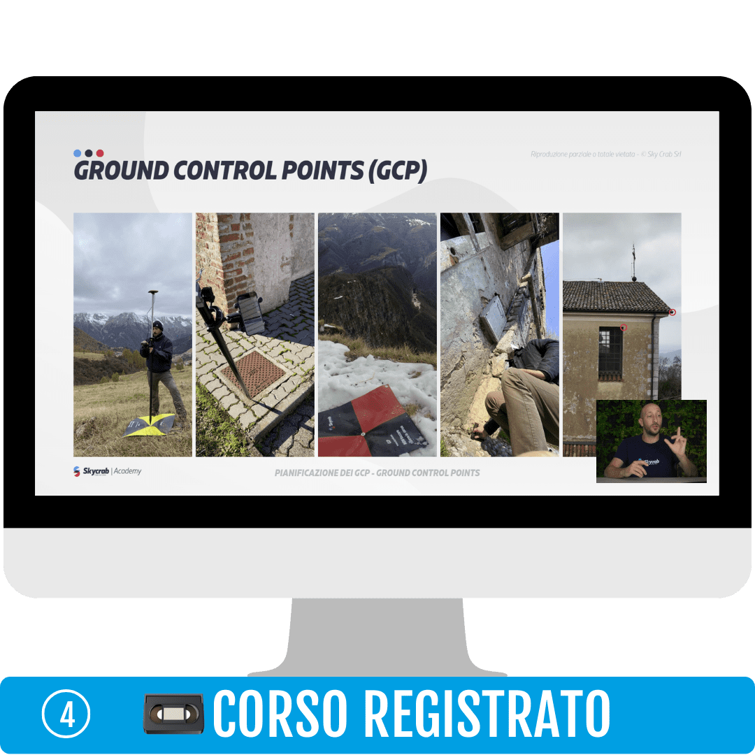 Pianificazione dei GCP - Ground Control Points