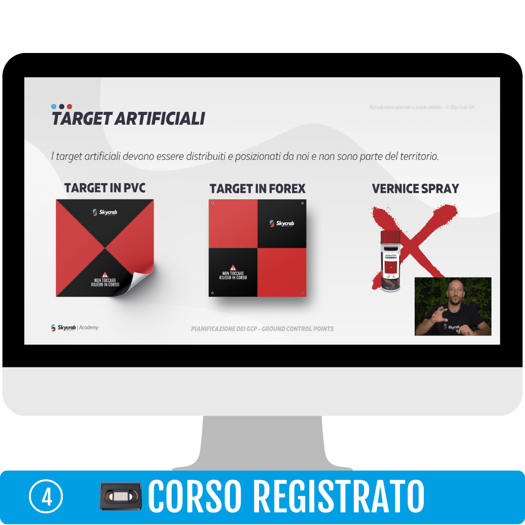 Pianificazione dei GCP - Ground Control Points