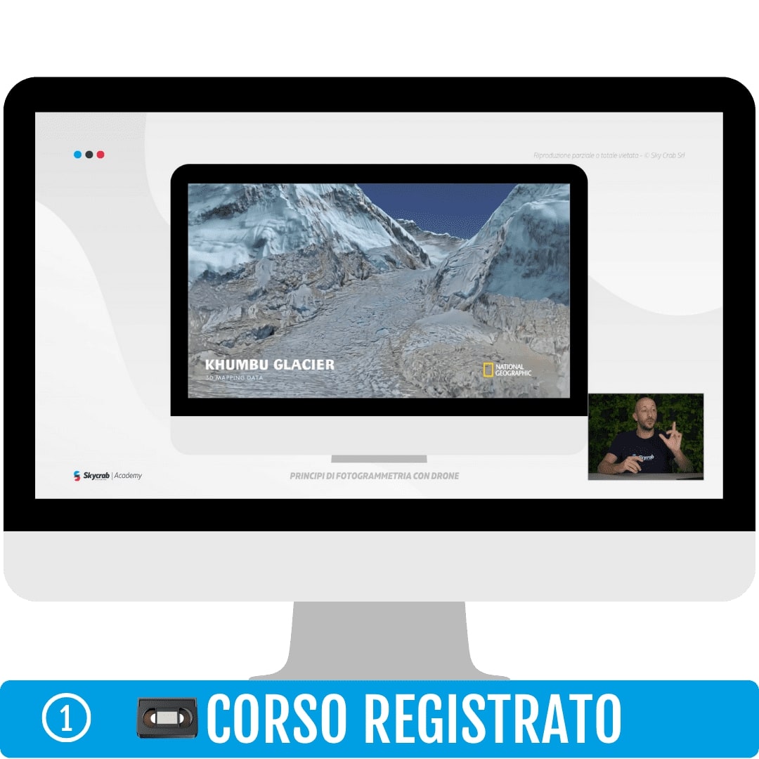 Principi di fotogrammetria 3D con drone