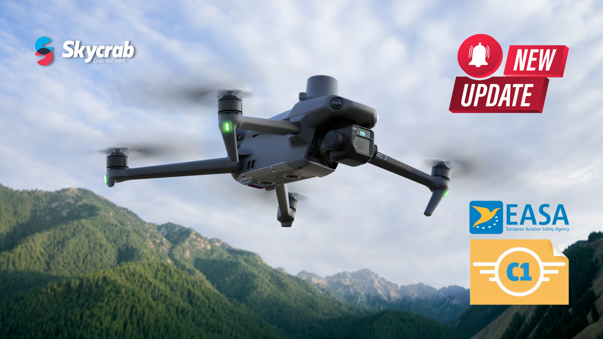 DJI Mavic 3E/3T: ora con Certificazione C1 – Voli in Categoria A1 più semplici che mai