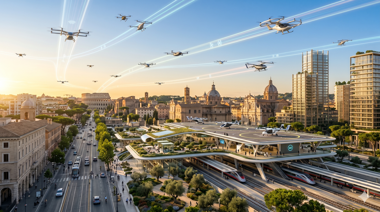 Il Futuro è nei nostri cieli: come i droni rivoluzioneranno la Mobilità Italiana (2026-2030)
