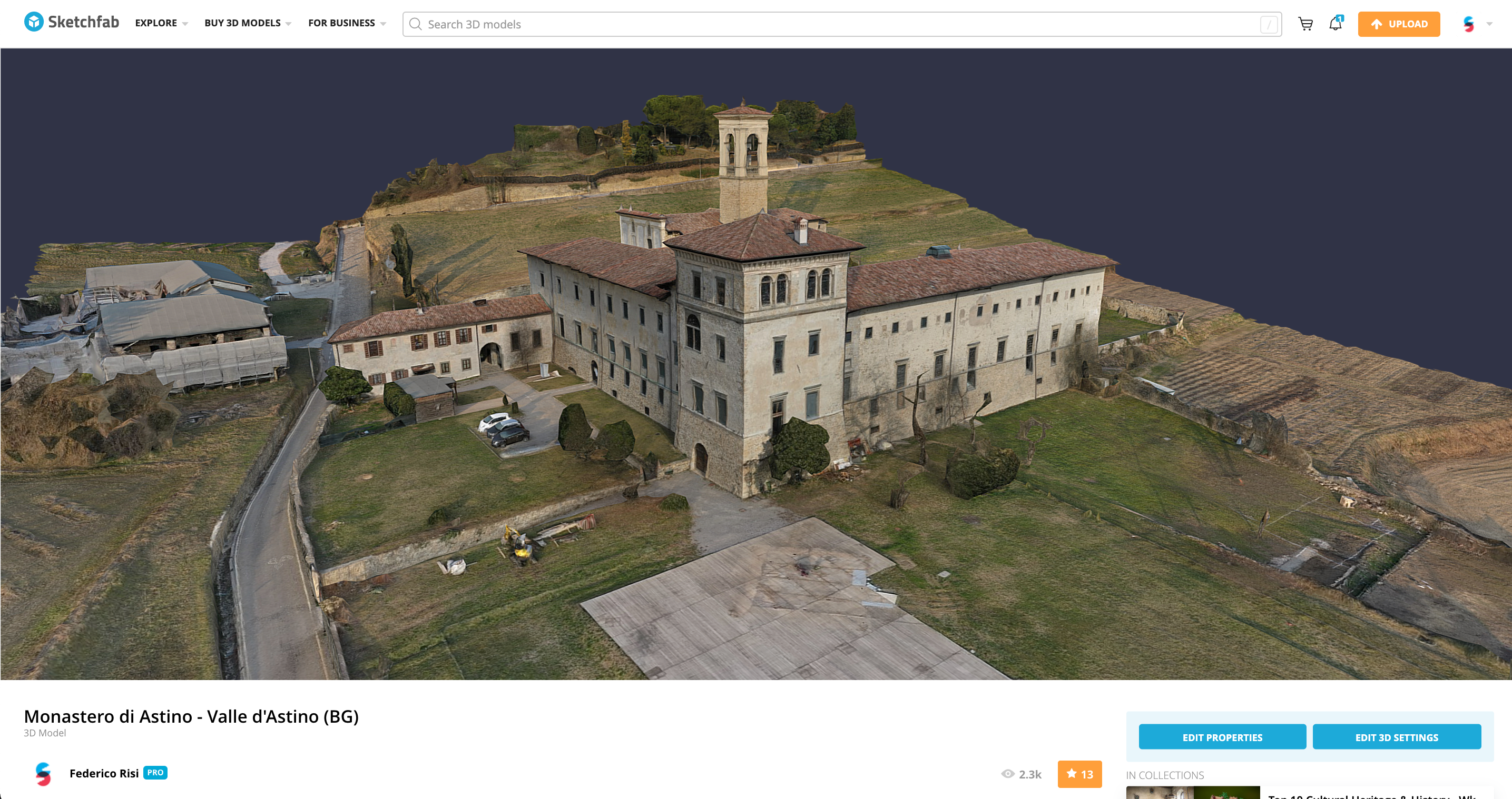Droni, aerei e fotogrammetria: come Skycrab digitalizza il patrimonio storico e culturale by Sketchfab