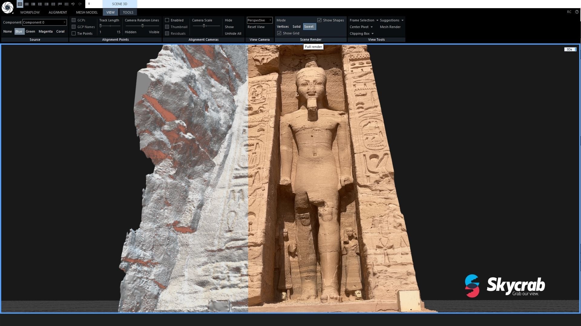 Tempio di Nefertari | Abu Simbel - Rilievo 3D del sito archeologico