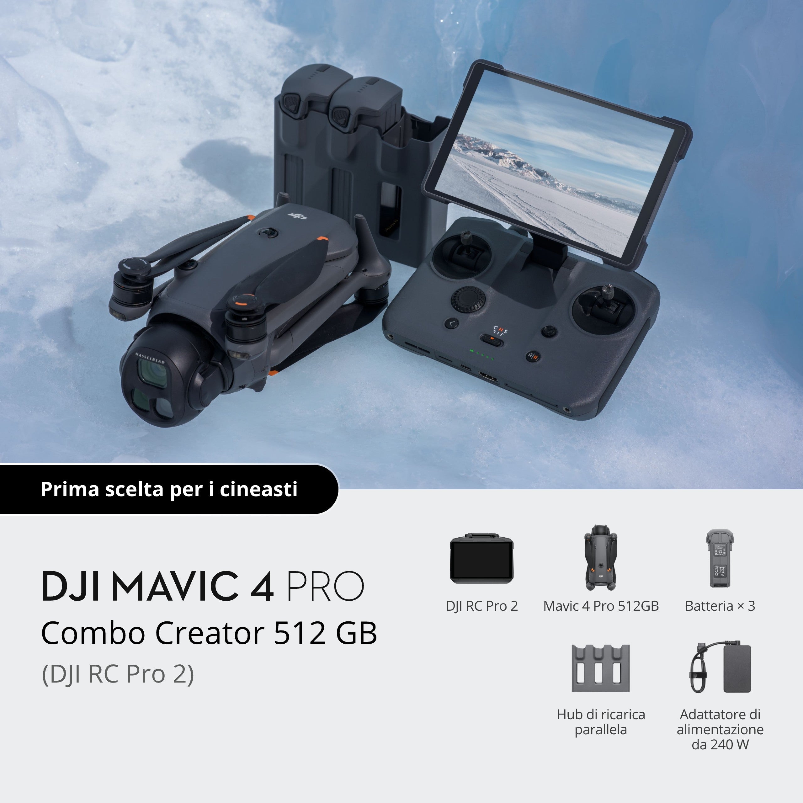 DJI Mavic 4 Pro 512GB Creator Combo (DJI RC 2 Pro)