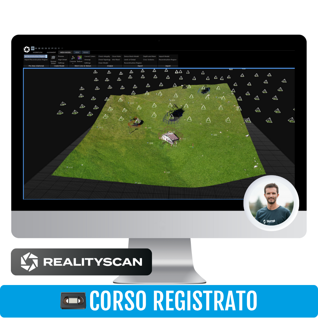 Elaborazione 3D terreni con RealityScan - droni consumer