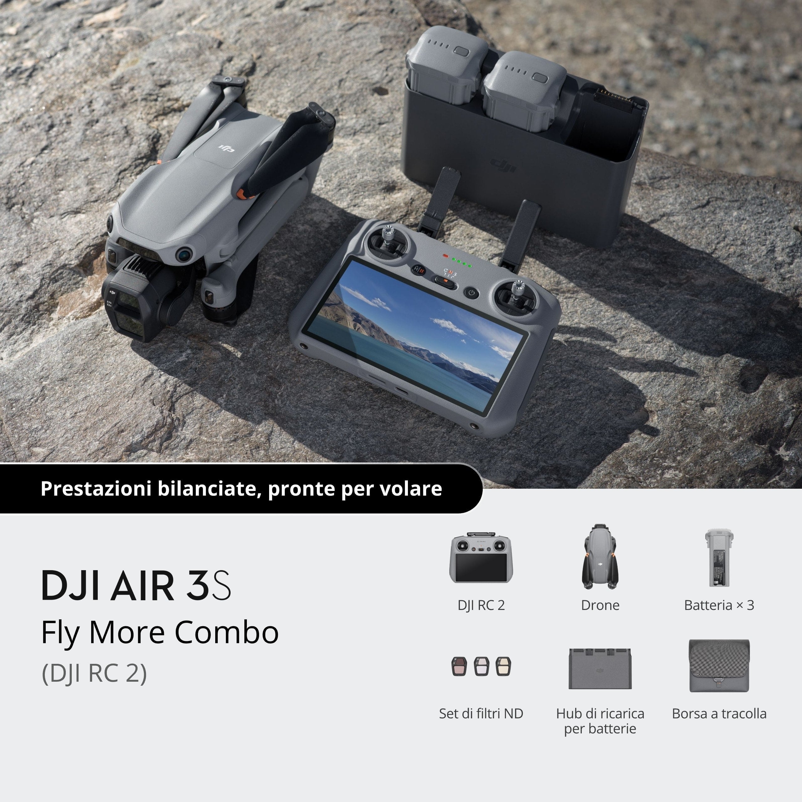 DJI Air 3S Fly More Combo (DJI RC 2)