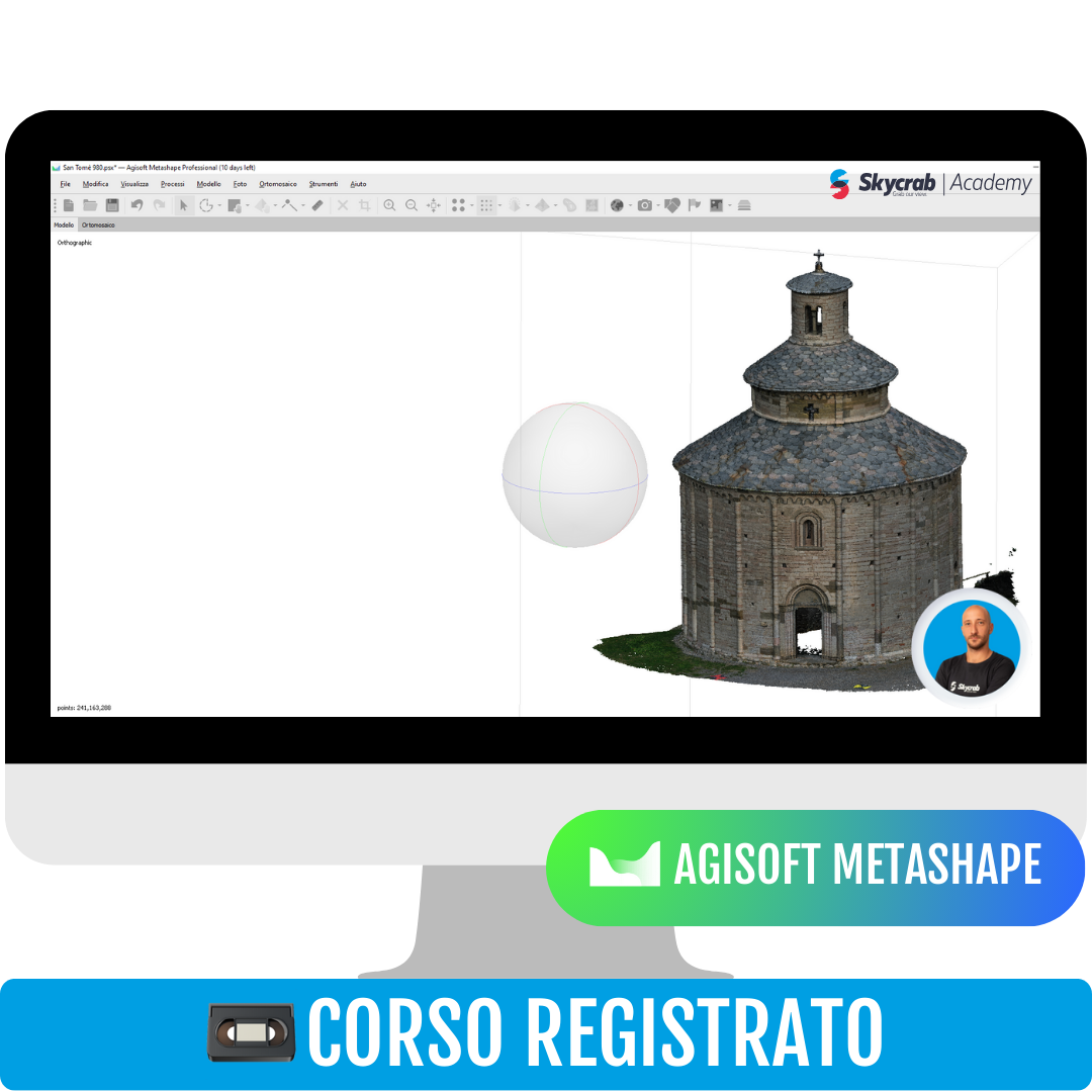 Elaborazione COMPLETA di un edificio con Metashape