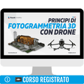 Principi di fotogrammetria 3D con drone
